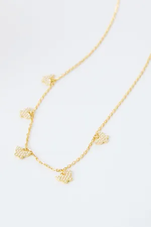 Sydnie Butterfly Charm Necklace