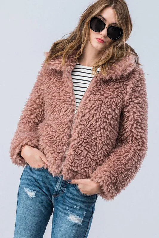 The Alissa Teddy Bear Jacket