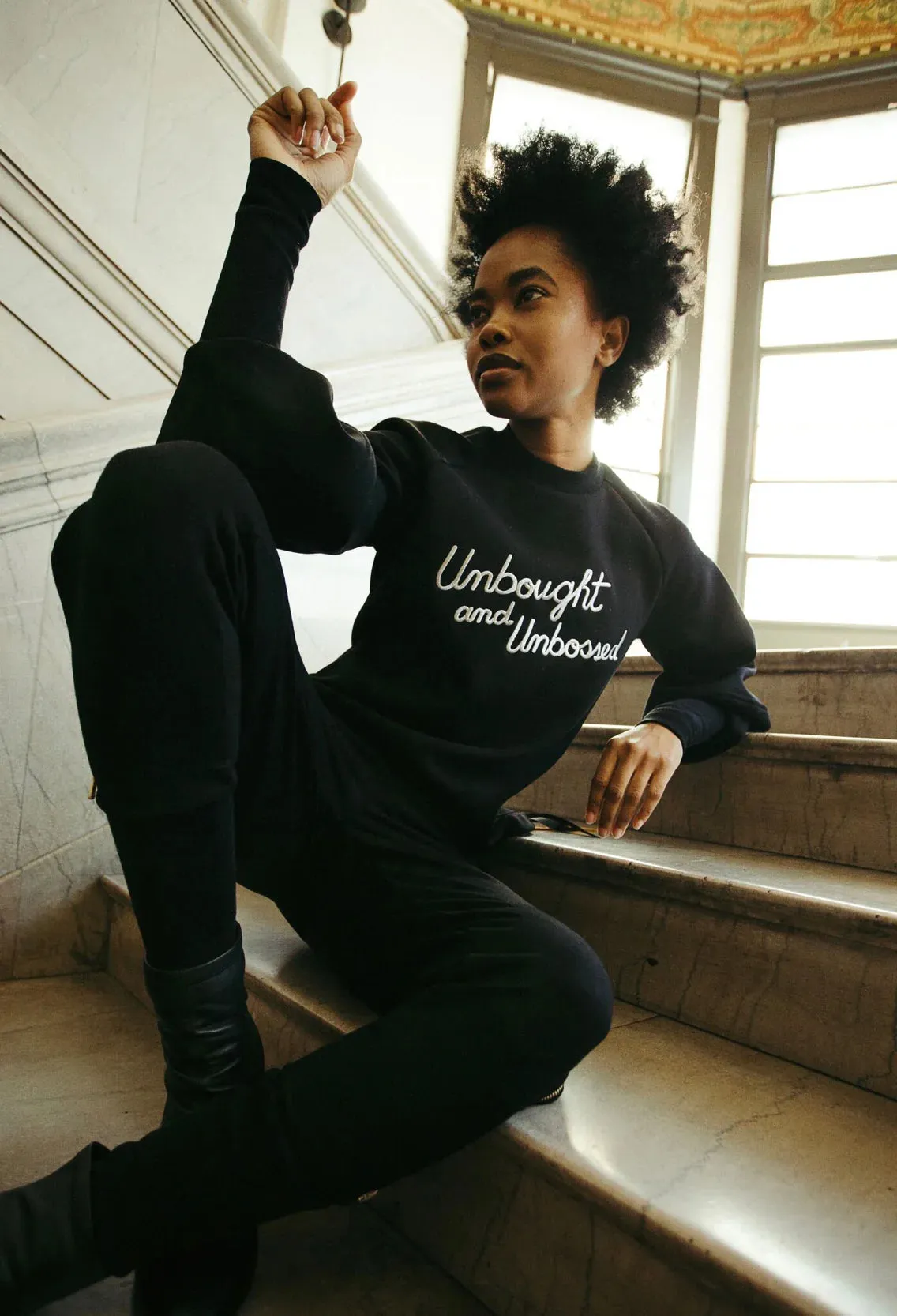 Unbought and Unbossed Shirley Chisholm Sweatshirt