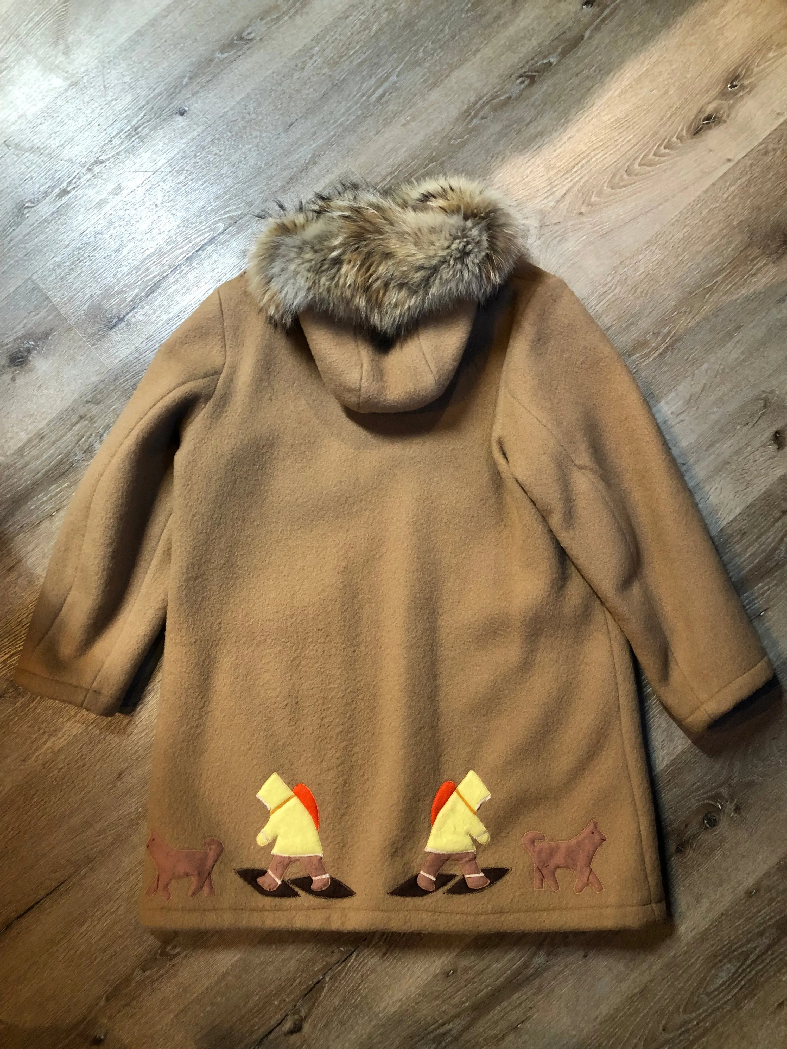 Vintage Inuvik Sewing Company Brown Wool Northern Parka with Storm Shell, Made in Canada, SOLD