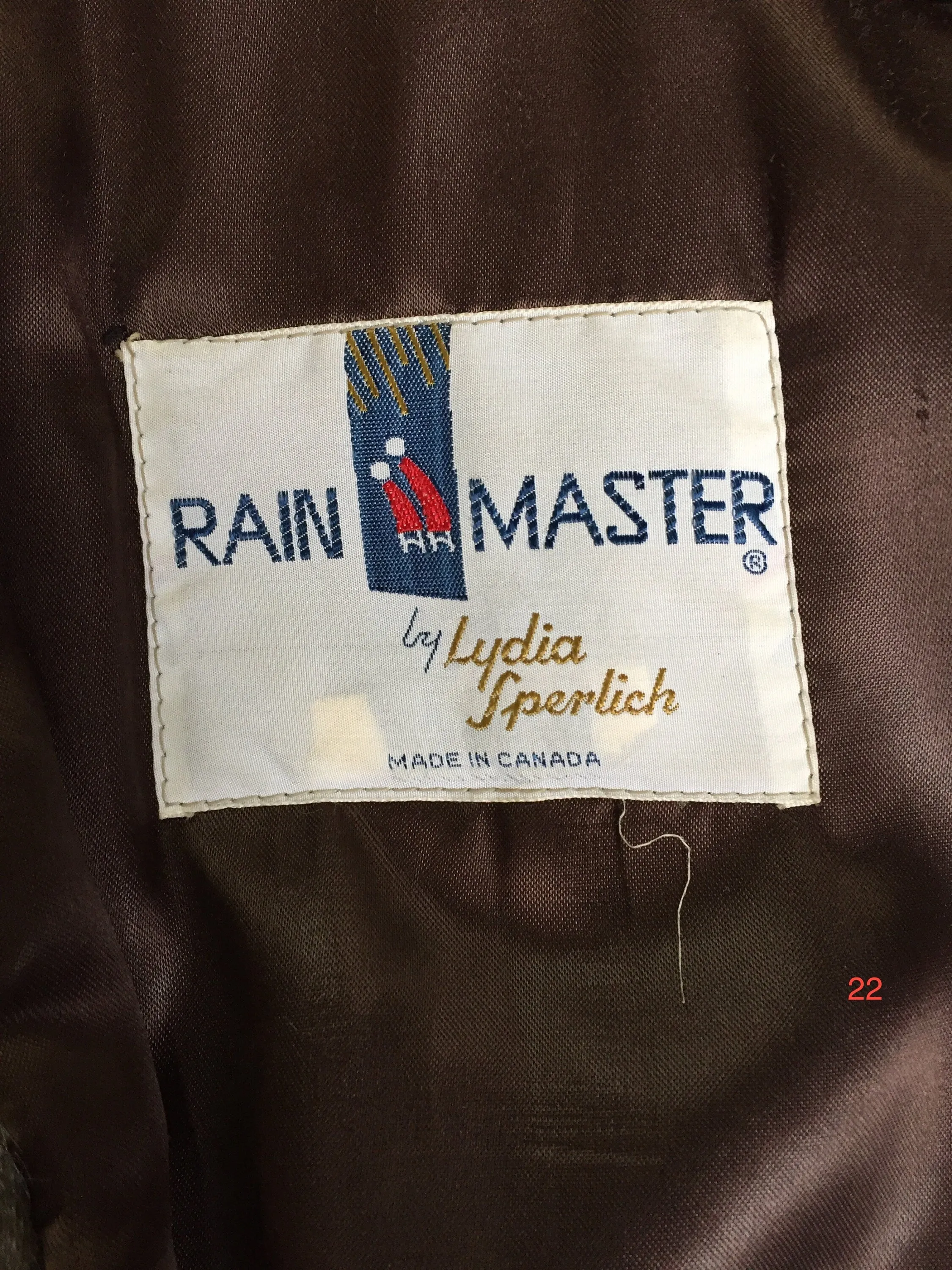 Vintage RainMaster by Lydia Sperlich Synthetic Fur Coat, Made in Canada