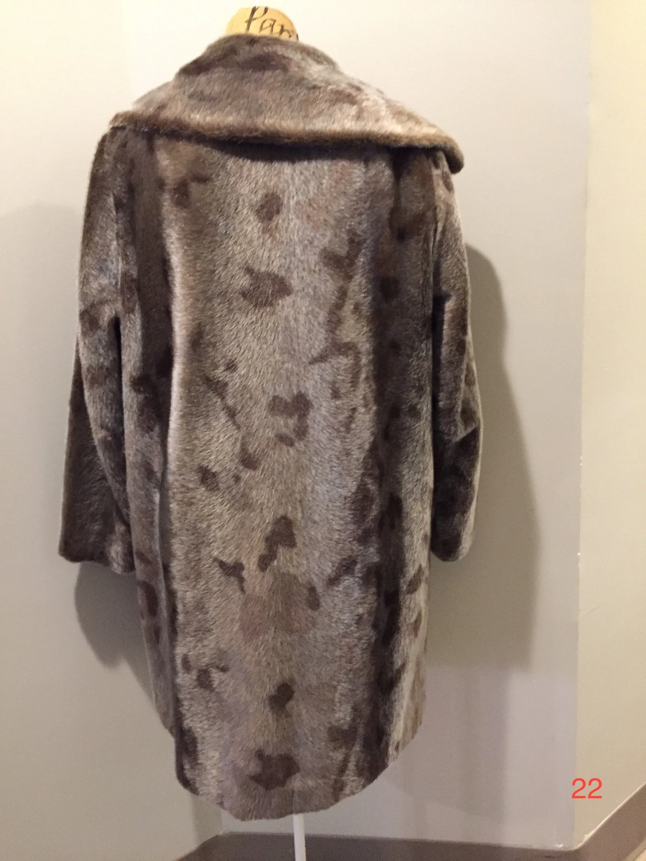 Vintage RainMaster by Lydia Sperlich Synthetic Fur Coat, Made in Canada