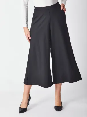 Wide Crop Pant - Black 27393-SW