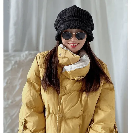Winter Corduroy Bucket Hat for Women