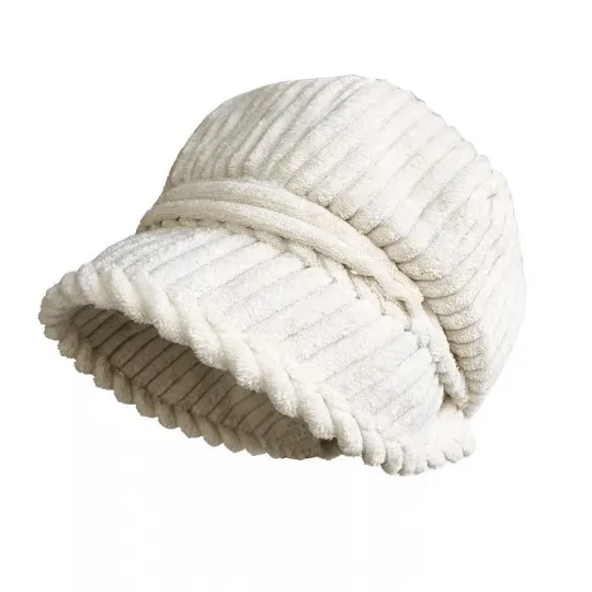 Winter Corduroy Bucket Hat for Women