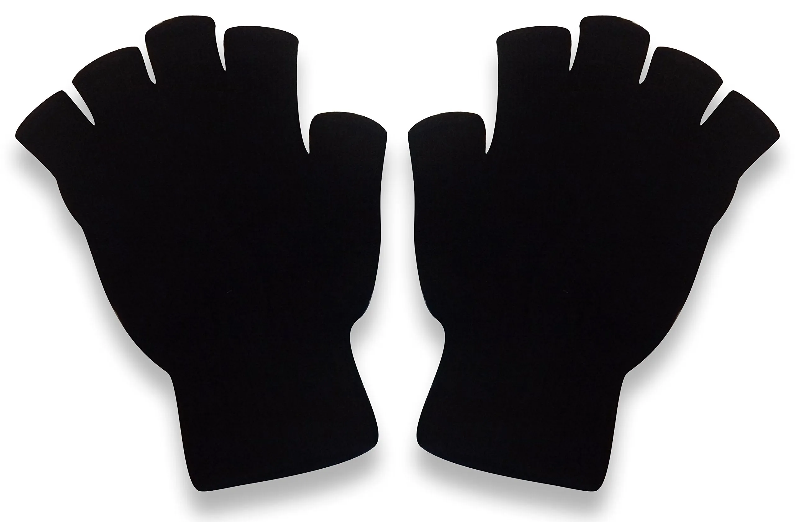 Winter Soft Knit Fingerless Funtional Flap Mitten Gloves