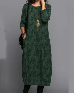 Women - Winter Dress - Comfortable Wool - Elegant Cozy Fashion