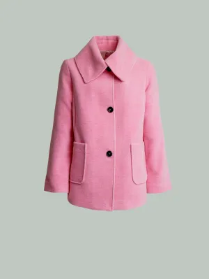 Yvanna Coat Baby Alpaca & Wool Color Pink