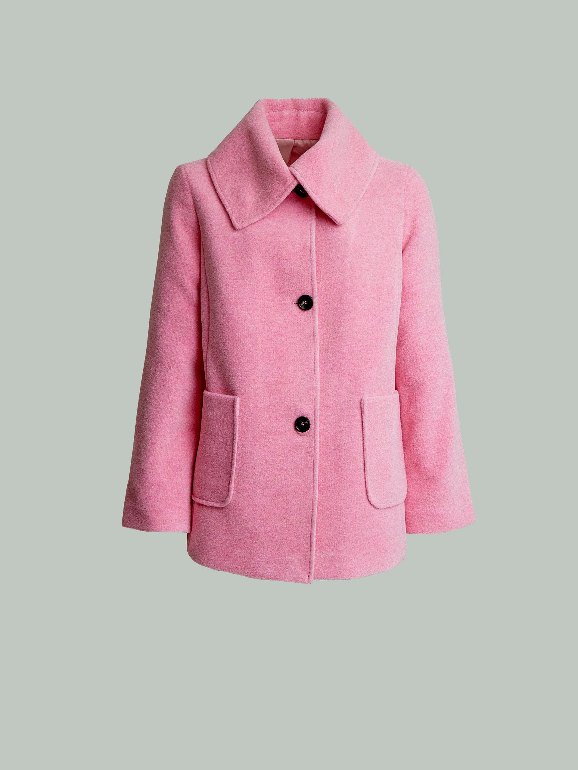 Yvanna Coat Baby Alpaca & Wool Color Pink