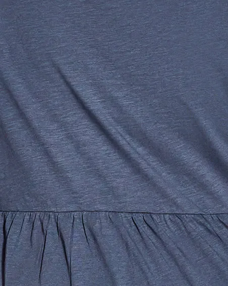 Zuri Tiered Tunic | Charcoal Grey